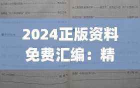 2024正版资料免费汇编:精选一肖详解_ETR716.52纪念版