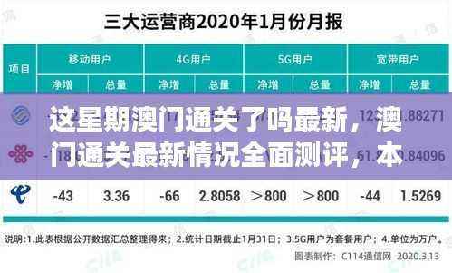 澳门本周通关最新进展,全面测评、用户体验与竞品对比,最新通关情况深度解析。