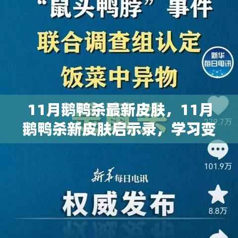 11月鹅鸭杀新皮肤启示录,自信闪耀,成就梦想之旅的华丽篇章
