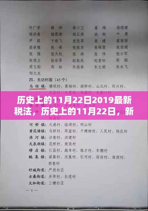 历史上的11月22日,新税法照亮前行之路,共创成就辉煌!