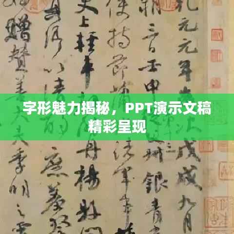 字形魅力揭秘,PPT演示文稿精彩呈现