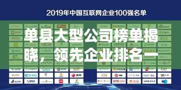 单县大型公司榜单揭晓,领先企业排名一览