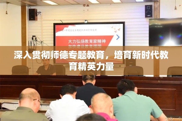 深入贯彻师德专题教育,培育新时代教育精英力量